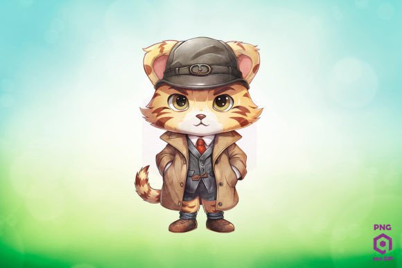 Download Detective Tiger Clipart PNG - Clipart Collection