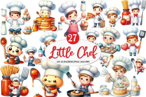 Download Cute Little Chef Clipart Cooking - Clipart Collection