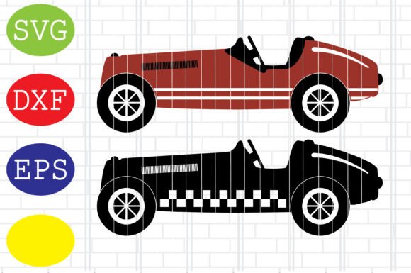 Download Retro Race Car Svg, Racing Cars Clipart - Clipart Collection