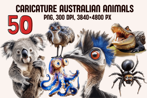 Download Caricature Australian Animals - Australia Collection