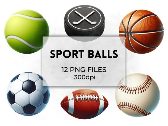 Download Sport Balls Clipart Illustrations Pack - Clipart Collection
