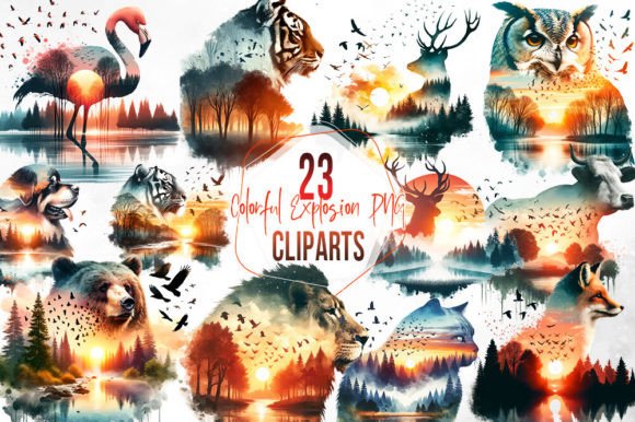 Download Wildlife &amp; Nature Scenes Animals Clipart - Clipart Collection