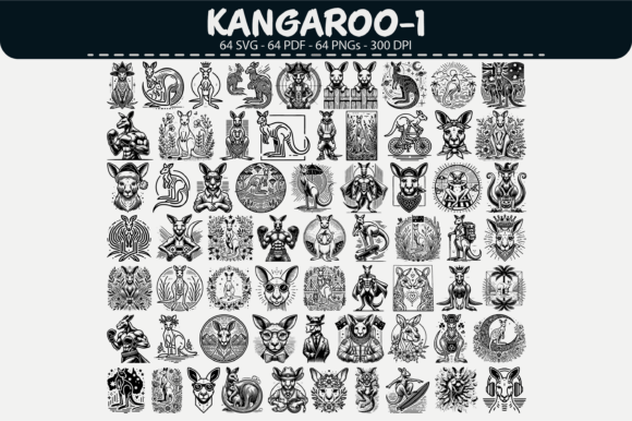 Download Kangaroo Vector Clipart – 64 Designs - Clipart Collection