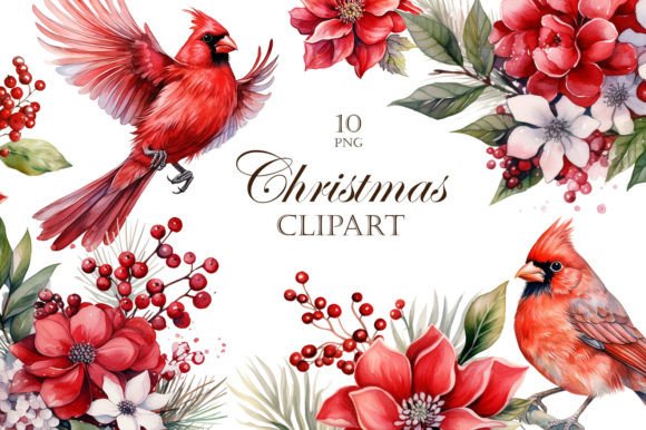 Download Watercolor Christmas Clipart. - Clipart Collection