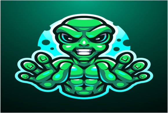 Download Alien Esport Mascot Logo Design - Alien Collection