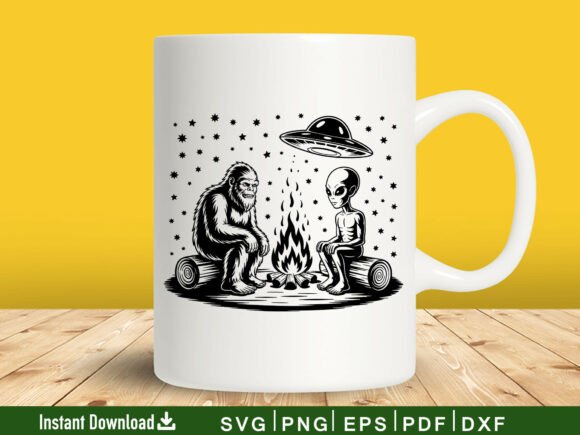 Download Bigfoot and Alien Svg, Cricut File - Alien Collection
