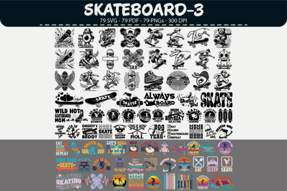 Download Skateboard Vector Clipart – 79 Designs - Clipart Collection