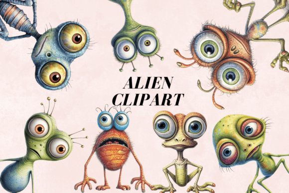 Download Alien ClipArt - Alien Collection