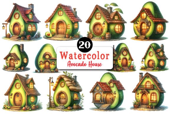 Download Avocado House Clipart - Clipart Collection