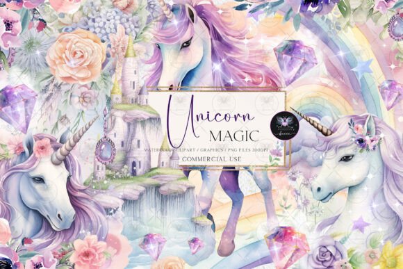 Download UNICORN MAGIC Clipart - Clipart Collection