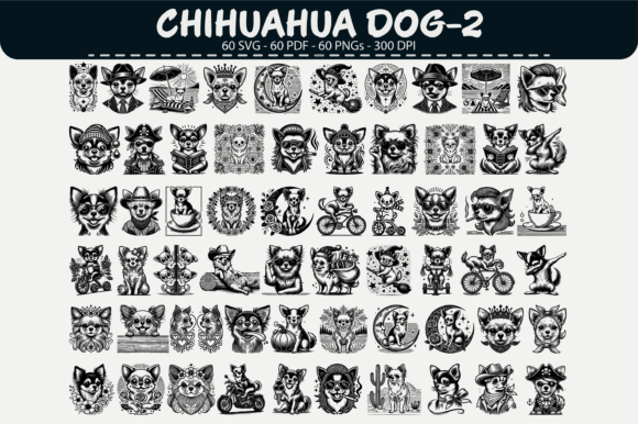 Download Chihuahua Dog Vector Clipart – 60 Design - Clipart Collection