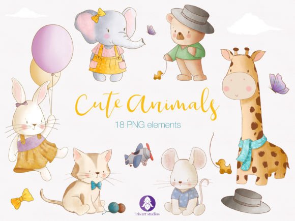 Download Cute Animals Clipart, Baby Animals PNG - Premium Resources