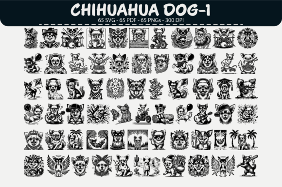 Download Chihuahua Dog Vector Clipart – 65 Design - Clipart Collection