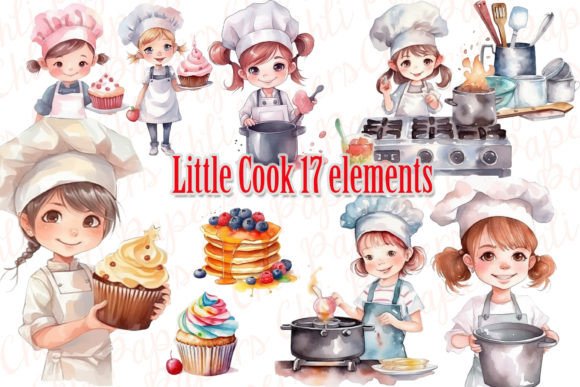 Download Cute Little Chef Clipart,Cooking Clipart - Clipart Collection