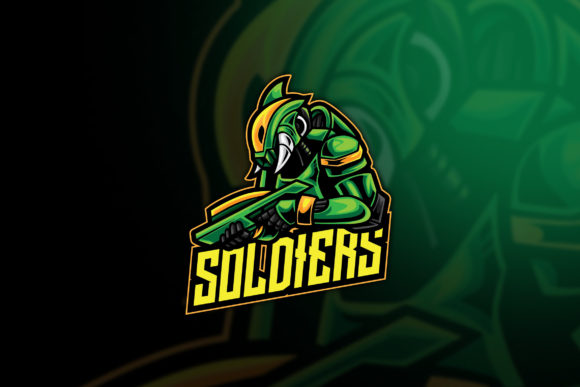 Download Soldier Alien Warrior Esport Logo - Alien Collection