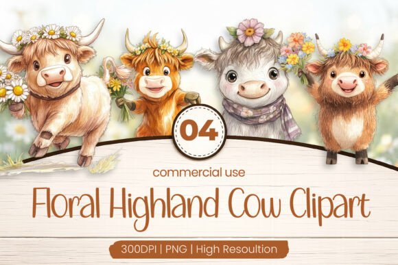 Download Floral Baby Cow Clipart PNG - Clipart Collection