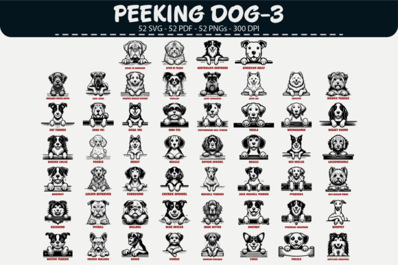 Download Peeking Dog Vector Clipart – 52 Designs - Clipart Collection