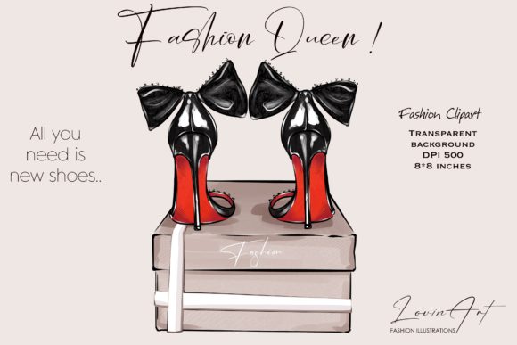 Download Fashion Shoes Clipart, High Hills Print - Clipart Collection