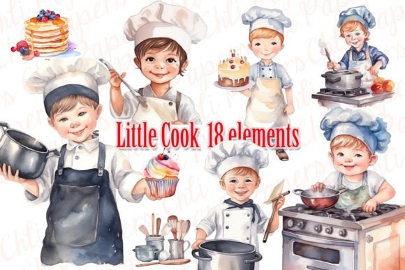 Download Cute Little Chef Clipart,Cooking Clipart - Clipart Collection