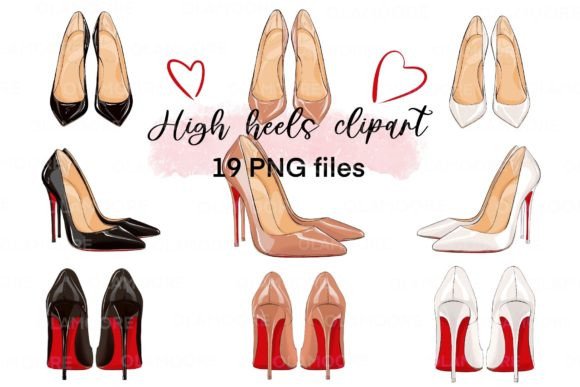 Download Classic High Heels Shoes Png Clipart - Clipart Collection