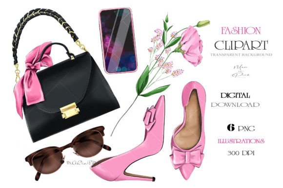 Download Fashion Clipart, Bag Clipart, Shoes PNG - Clipart Collection