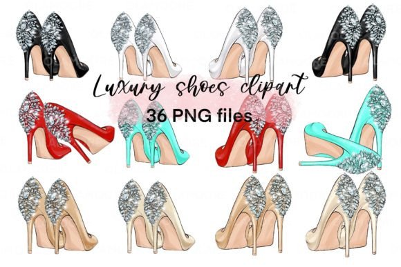 Download Rhinestones Shoes Png Clipart - Clipart Collection